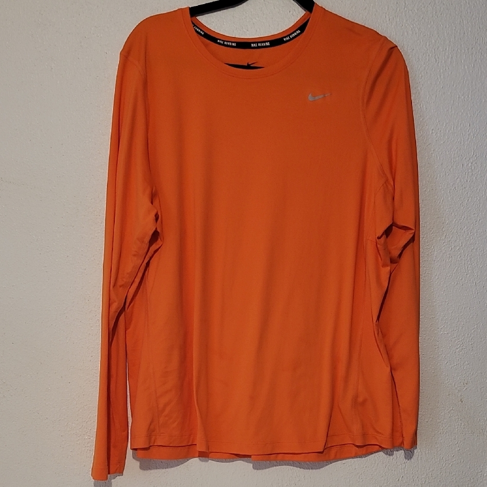 Nike Orange Long Sleeve Women's Tee
